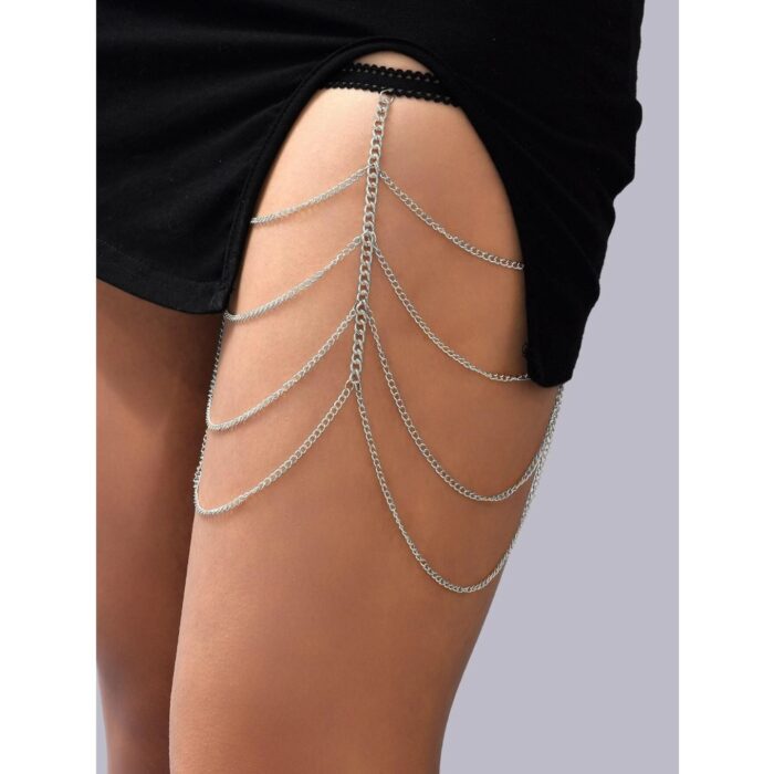 Boho Minimal Multilayer Ντύσιμο Μηρού με Αλυσίδες - 2 Χρώματα